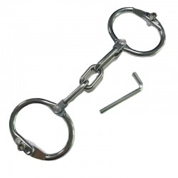  - Oval Adjustable Alloy Handcuffs