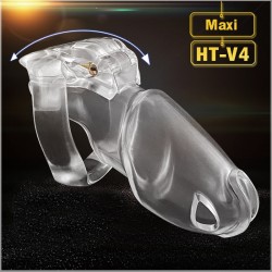 HT V4 Male Chastity Device Maxi clear - 