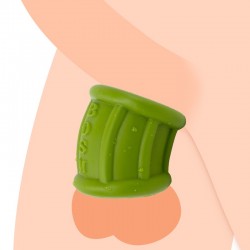 BDSM () - Hyperelastic Silicone Testicular Ring Green