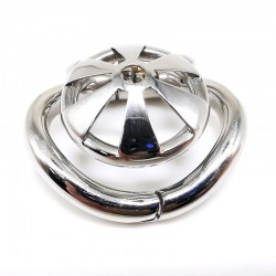 stainless steel chastity device cock cage - 