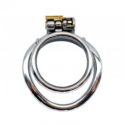 stainless steel chastity device ZC214 - 