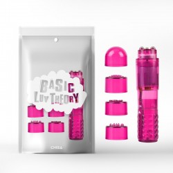 Розовый вибростимулятор пластиковый The Ultimate Mini Massager - 