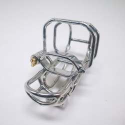  - stainless steel chastity device cock cage ZS144