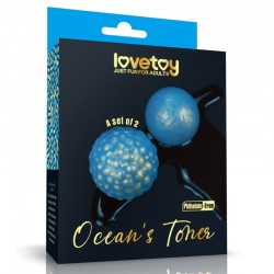 Вагинальные шарики для тренировки мышц Oceans Toner Egg Set - 