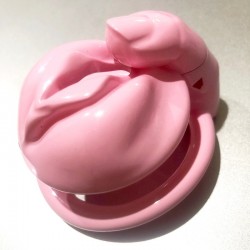 BDSM () -     Excited Finger Caress Chastity Device Pink