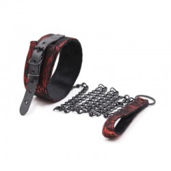 BDSM () -      Red Bondage Neck Collar