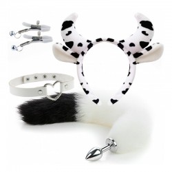BDSM () -      Cow Dalmatian Set