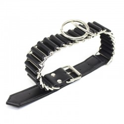 -    Bondage Slave Leather Collar
