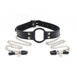 BDSM () - Hot plug manufacturers wholesale sexy black plastic ring and clamp open womens apparatus