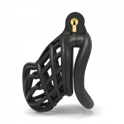 BDSM () -     3D Honeycomb Chastity Cage-G Bending Flat