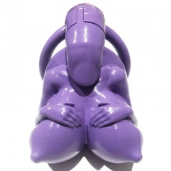 BDSM () -     Big Boobs New Chastity Device Purple
